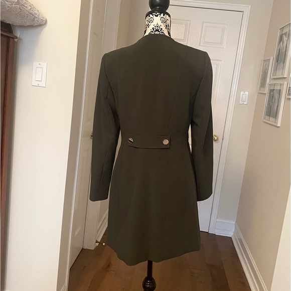 Melanie Lyne Front Zip Redingote - Picture 3 of 8